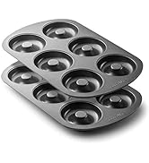 Bellemain Premiere Donut Pan for Baking | Nonstick 12.5 x 8.5” Doughnut Pan with 6-Doughnut Molds...