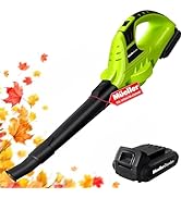 Mueller UltraStorm Cordless Leaf Blower, 20 V Powerful Motor, Electric Leaf Blower for Lawn Care,...