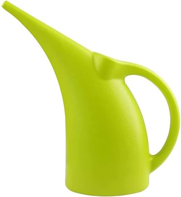 MyLifeUNIT Plastic Watering Can, Elegant Watering Pot, 1/2-Gallon (Green)