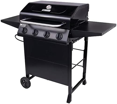 American Gourmet 465313021 4-Burner Cart-Style Liquid Propane Gas Grill, Black
