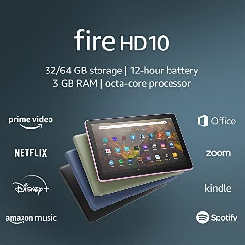 Amazon Fire HD 10 tablet,...