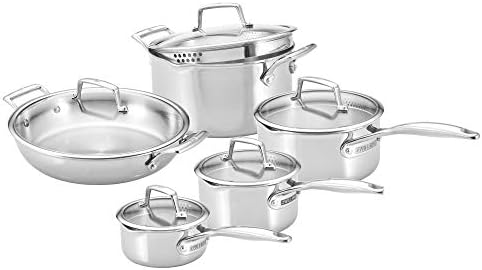 ZWILLING Energy X3 10pc Stainless Steel Cookware Set 71150-005