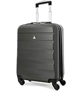 Aerolite 55x40x20 Ryanair Maximum Allowance 40L Lightweight Hard Shell Carry On Hand Cabin Luggag...