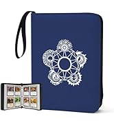 400 Pockets Trading Card Binder for MTG Magic Cards,Portable Waterproof Card Storage Album with R...