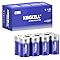 KINGCELL C Batteries 8 Pack, Alkaline Hight Performance C Battery with 10-Year Shelf Life，Long-Lasting Power 1.5V C Cell Battery for Flashlights,Remotes,Clocks,Stereos,etc.