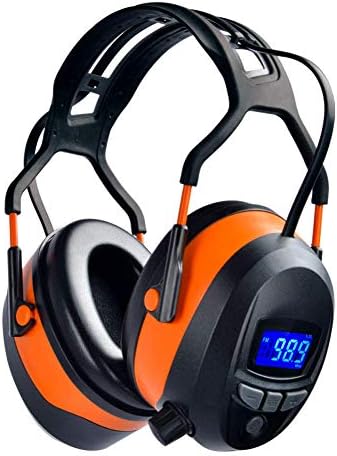 Gardtech Safety Earmuffs with Bluetooth, Ear Hearing Protection Radio Ear Muffs, Mowing Headphones, NRR 29dB Noise Cancelling Wireless Protection Earmuffs