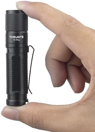 ThruNite Ti Pro Rechargeable Mini Flashlight, AA Battery Compatible, Max 1012 Lumens, Compact and Powerful for Outdoor and EDC