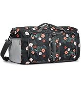 G4Free 22" Foldable Sports Bag 40L Water Resistant Carry On Tote Bag Overnight Weekender Bag Ligh...