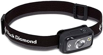 BLACK DIAMOND Spot 350 LED Headlamp (Graphite) - Waterproof and Dimmable Headlamp for Camping, Hiking, Running, with Red Light Headlamp Mode