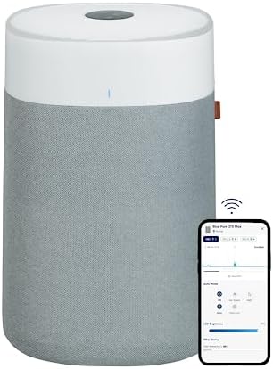 BLUEAIR Air Purifiers for Large Home Room, HEPASilent Smart Air Cleaner for Bedroom, Pets Allergies, Virus Air Purifier for Dust Mold, Blue Pure 211i Max