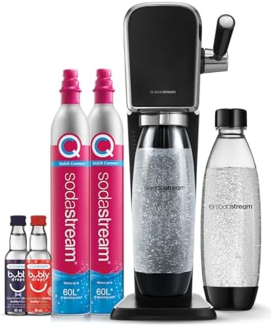 SodaStream Art Sparkling Water Maker Bundle, Black