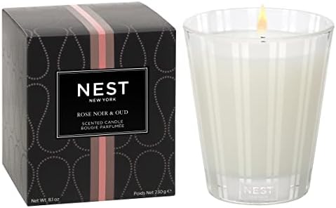 NEST Fragrances Rose Noir & Oud Scented Classic Candle