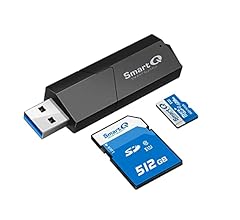 SmartQ C307 SD Card Reader Portable USB 3.0 Flash Memory Card Adapter Hub for SD, Micro SD, SDXC, SDHC, MMC, Micro SDXC, Mi…