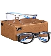 3M Safety Glasses, Virtua CCS and Virtua Sport CCS 2-Pack, Anti-Fog, Anti-Scratch, Clear Lens, AN...