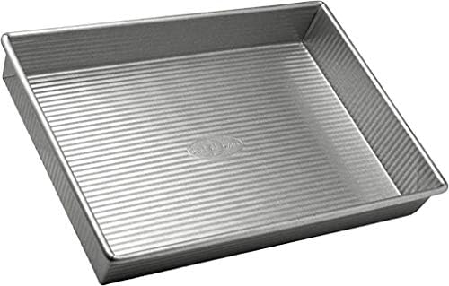 USA Pan Bakeware Rectangular Cake Pan, 9 x 13 inch, Nonstick & Quick Release Coating, Made in the USA from Aluminized Steel