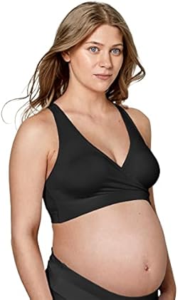 Medela Keep Cool Sleep Bra | Seamless Maternity & Nursing Sleep Bra with Full Back Breathing Zone and Soft Tou