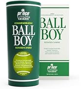 Vacation Ball Boy Tennis Home Scented Candle by Prince x Sunscreen, Premium Soy Blend Wax, 65-Hou...