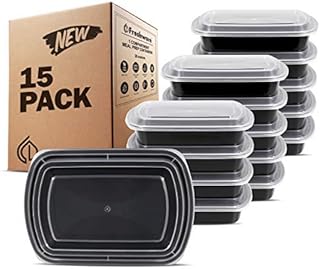 Freshware Préparation de Repas Conteneurs, Stockage des Aliments Bento Box | Bpa Gratuit | empilables | Boîtes à Lunch, Mi...