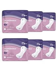 Amazon Basic Care Incontinence Pads Maxi, Unscented, 48 Count (6 Packs of 8)