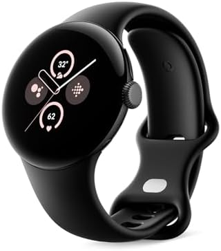 Google グーグル Pixel Watch 2 Matte Black アルミケース/Obsidian アクティブ バンド(Wifi) 電話 GA05029-GB