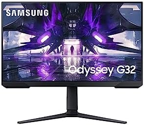 SAMSUNG Monitor Gamer Odyssey 27", FHD, 165Hz, 1ms, com ajuste de altura, HDMI, DP, Freesync, Preto, Série G32