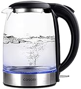 COSORI Electric Kettle, Tea Kettle Pot, 1.7L/1500W, Stainless Steel Inner Lid & Filter, Hot Water...