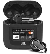 JBL Tour Pro 2 (Black) - True Wireless Noise Cancelling Earbuds, Small