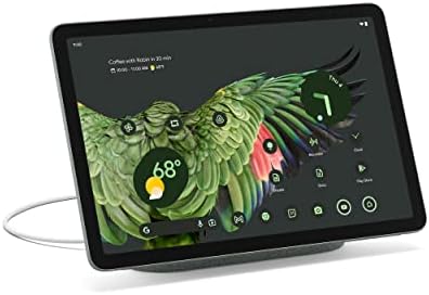 Google Pixel Tablet with Charging Speaker Dock - Android Tablet with 11-Inch Screen, Smart Home Controls, and Long-Lasting Battery - Hazel/Hazel - 256 GB