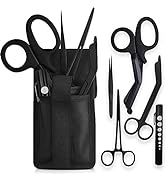 EMS XTRM Quick Response EMT Tactical Medical Tool Kit - Adjustable Belt Pouch, EMT Shears, Bandag...