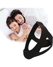 LGLAU Anti Snoring Device Anti-Slip Adjustable Anti Snoring Chin Strap,Snoring Reduction Stop Snoring Device Snoring Solution,Professional Effective Anti Dry Mouth Chin Strap Stop Noise Snoring Strap