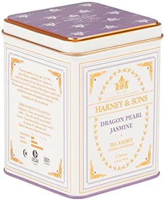 Harney & Sons Dragon Pearl Jasmine Tea, 20 Count(Pack of 1)