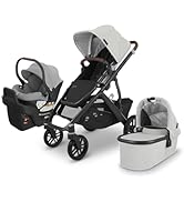 UPPAbaby Travel System, Includes Vista V2 Stroller + Aria Lightweight Car Seat Combo/Bassinet, To...