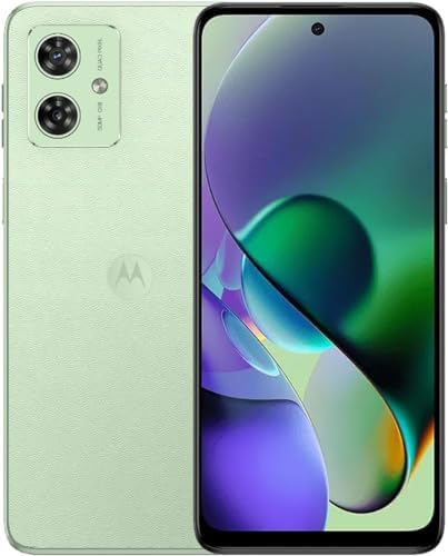 Motorola Moto G54 5G Dual SIM | 8+256GB ROM | GSM Unlocked Smartphone | 6.5" 120Hz IPS LCD Display | Android 13 | 50MP Camera | Li-Po 6000 mAh Battery | International Model - (Mint Green)
