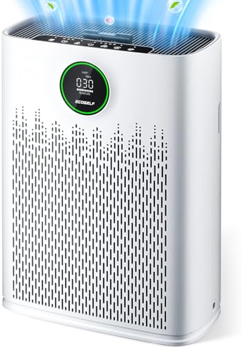 Air Purifiers for Home Large Room, with Smart Mode, PM2.5 Air Quality Display, 22dB Sleep Mode, Aromatherapy, Cover Up to 129