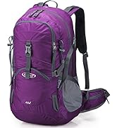 G4Free 45L Hiking Travel Backpack Waterproof with Rain Cover, Outdoor Camping Daypack for Men Women