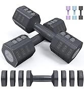 Adjustable Dumbbells Hand Weights Set: Sportneer 4 In 1 Weight Each 2lb 3lb 4lb 5lb Free Weights ...