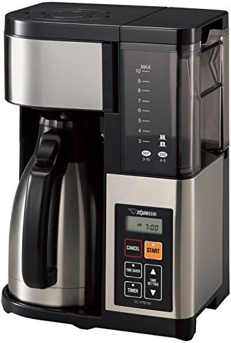 Zojirushi EC-YTC100XB 10-Cup Coffee Maker (Stainless Steel/Black)