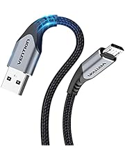 VENTION Micro USB Cable 1M for Amazon Kindle Fire Tablet Charger Cable UK Fire Paperwhite Tablets, Nylon Braided Micro USB Charger Cable Cord for PS4 Xbox Controller Charging Cable