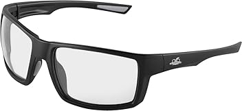 Image of Bullhead Safety Eyewear BH2661AF Sawfish, Matte Black Frame/Temple, Clear Anti-Fog Lens, Gray Tpr Nose Piece And Temple Ends