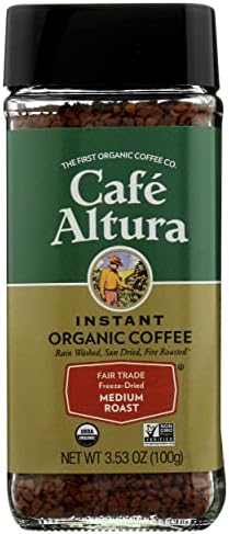 Café Altura, Organic Freeze Dried Coffee, 3.5 oz