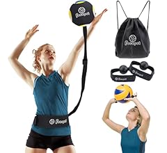 Volleyball Training Equipment Aid,Solo Volleyball Trainer to Practice Serve, Spike, Set and Pass,Perfect Volleyball Trainer…