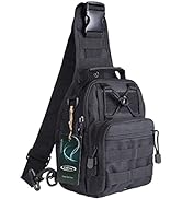 G4Free Outdoor Tactical Bag Backpack, Military Sport Bag Pack Sling Shoulder Backpack Tactical Sa...