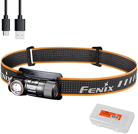 Fenix HM50R v2.0 Headlamp, 700 Lumen USB-C Rechargeable Lightweight with White/Red Light, with Lumentac Organizer