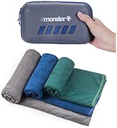 4Monster Microfiber Fishing Towels Super Absorbent, Fast Drying Water Sport Camping Towel, Ultra ...