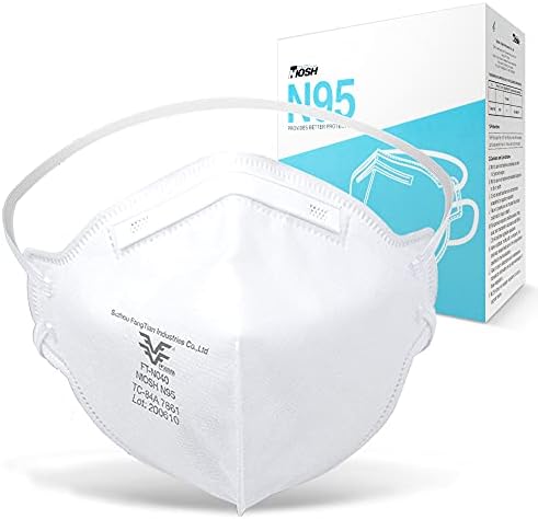 FANGTIAN N95 Mask NIOSH Certified Particulate Respirators Protective Face Mask (Pack of 10, Model FT-N040 / Approval Number TC-84A-7861), 10 Count (Pack of 1)