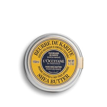 L&#39;OCCITANE Organic Certified Pure Shea Butter: Nourish Dry Skin &amp; Hair, With Vitamin E, Multipurpose Organic Beauty Balm, Treatment, Protects From Dryness, Softening