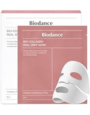 BIODANCE Bio-Collagen Real Deep Mask, Hydrating Overnight Mask, Pore Minimizing, Elasticity Improvement, 34g x4ea