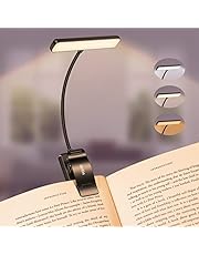 Gritin 19 LED Book Light, Reading Light Book Lamp for Reading at Night with Memory Function, 3 Eye-Protecting Modes -Stepless Dimming, Long Battery Life, 360° Flexible Book Light for Bed,Tablet