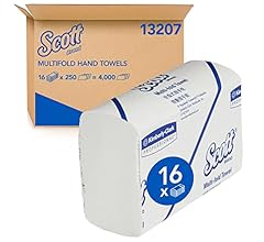 13207 Scott® Multifold Hand Towels, White, 250 Towels/Pack, Case of 16 Packs