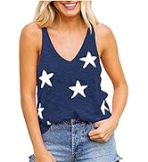 xxxiticat Women's Casual Star Tank Tops Long Sleeve Off The Shoulder Knitted Tunic Tops Boat Neck...